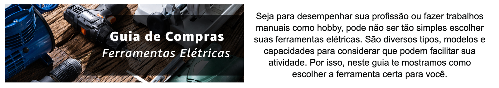 Ferramentas eletricas