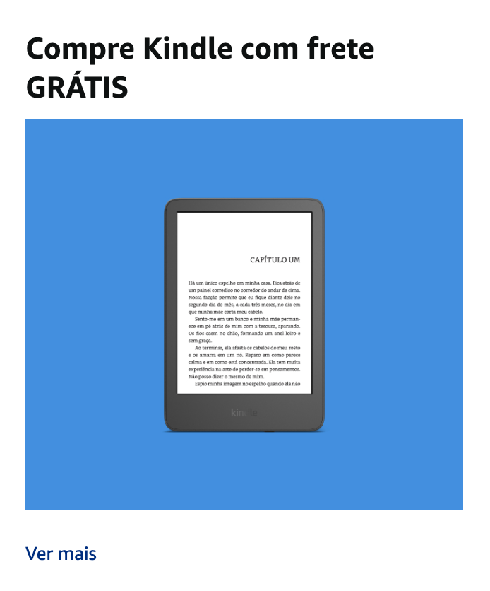 Kindle com frete grátis