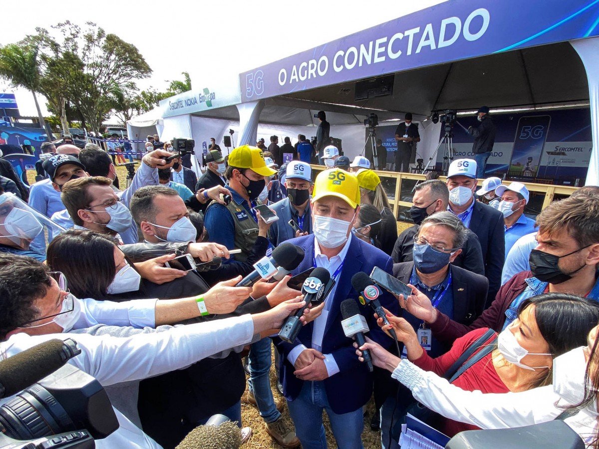 Em Londrina, governador afirma que tecnologia 5G vai revolucionar o agronegócio
