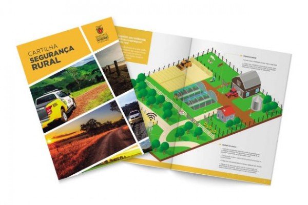 Cartilha orienta a prevenção de crimes em áreas rurais
