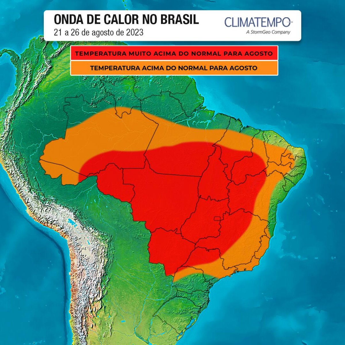 Onda de calor se espalha pelo Brasil esta semana
