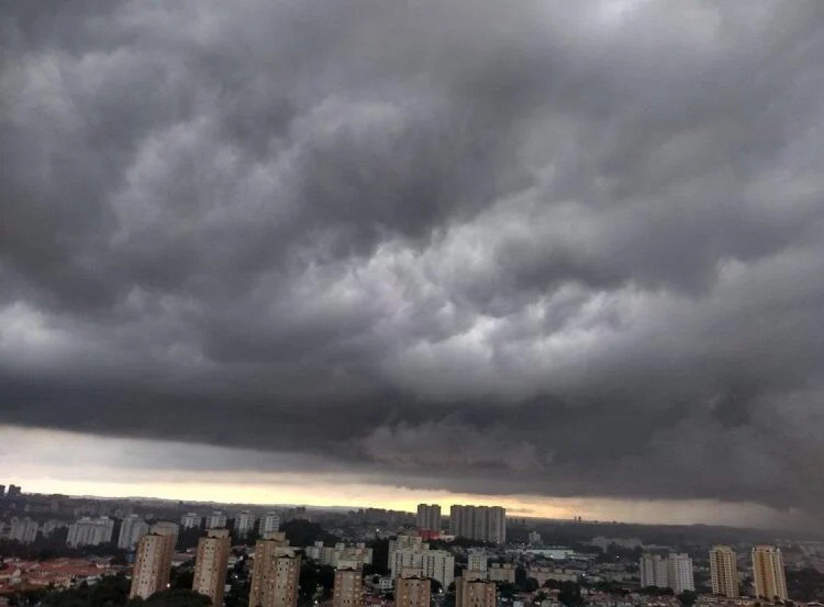 Risco de temporal em estados do Sul, Sudeste e Centro-Oeste