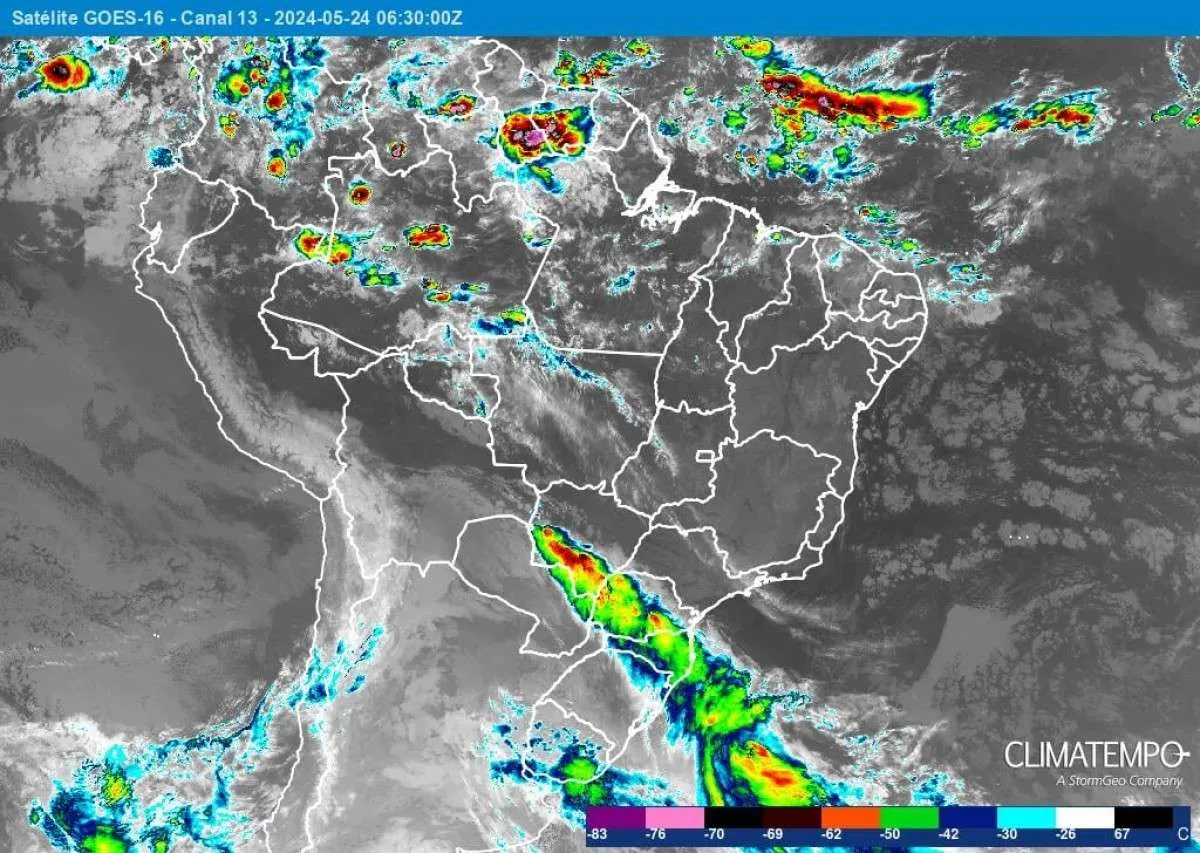 Frente fria avança sobre regiões do Brasil