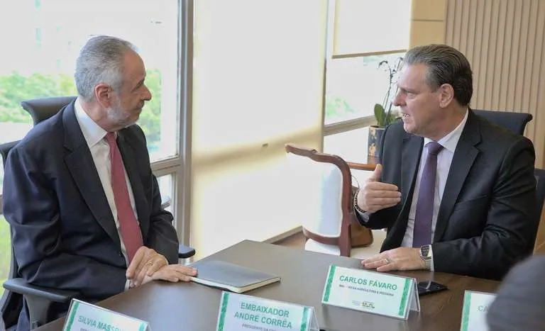 Fávaro e presidente da COP30 se reúnem para falar sobre o evento