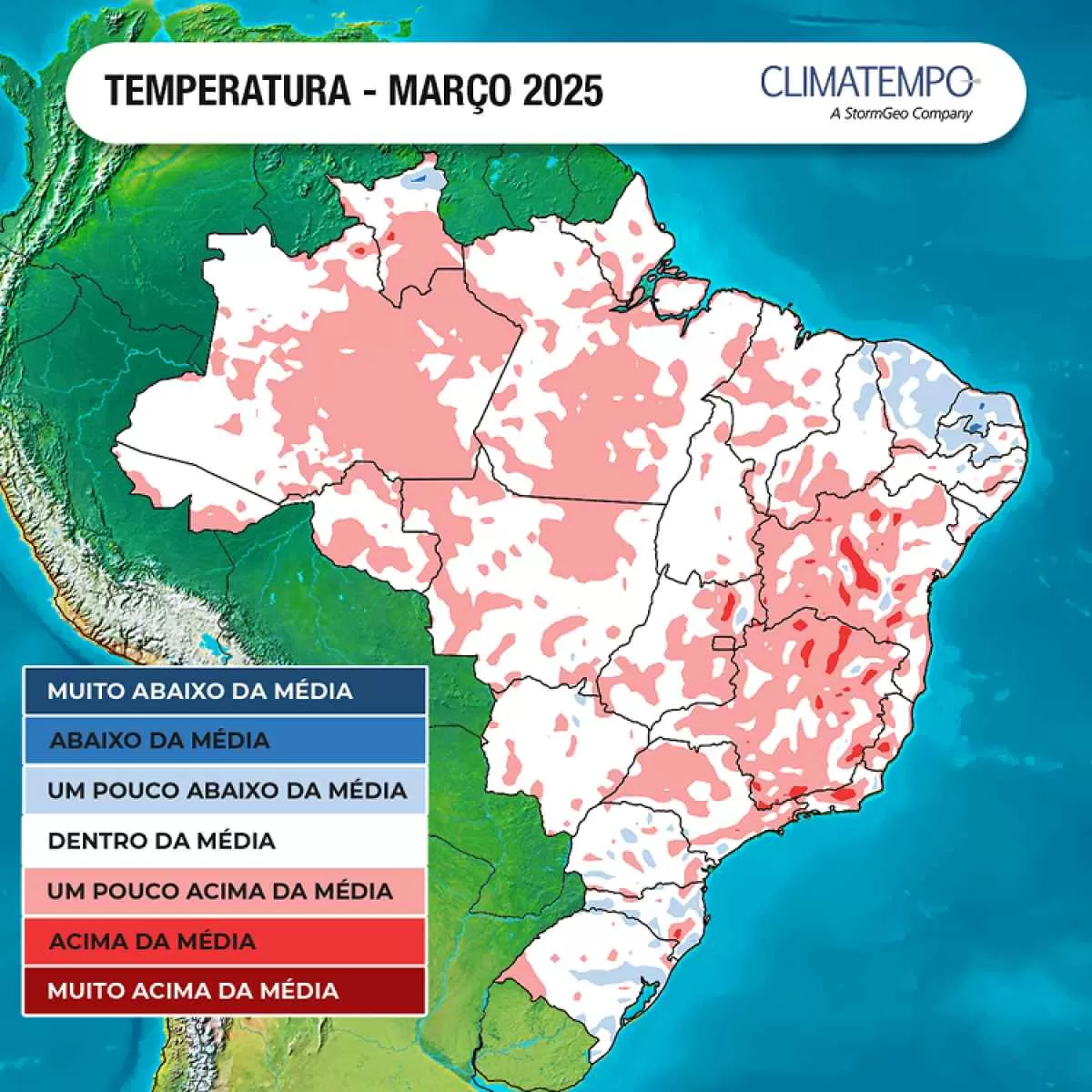 Março deve continuar quente e seco em diversas regiões