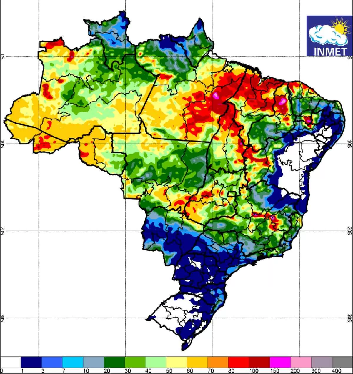 Inmet: Veja como vai estar o tempo durante a semana