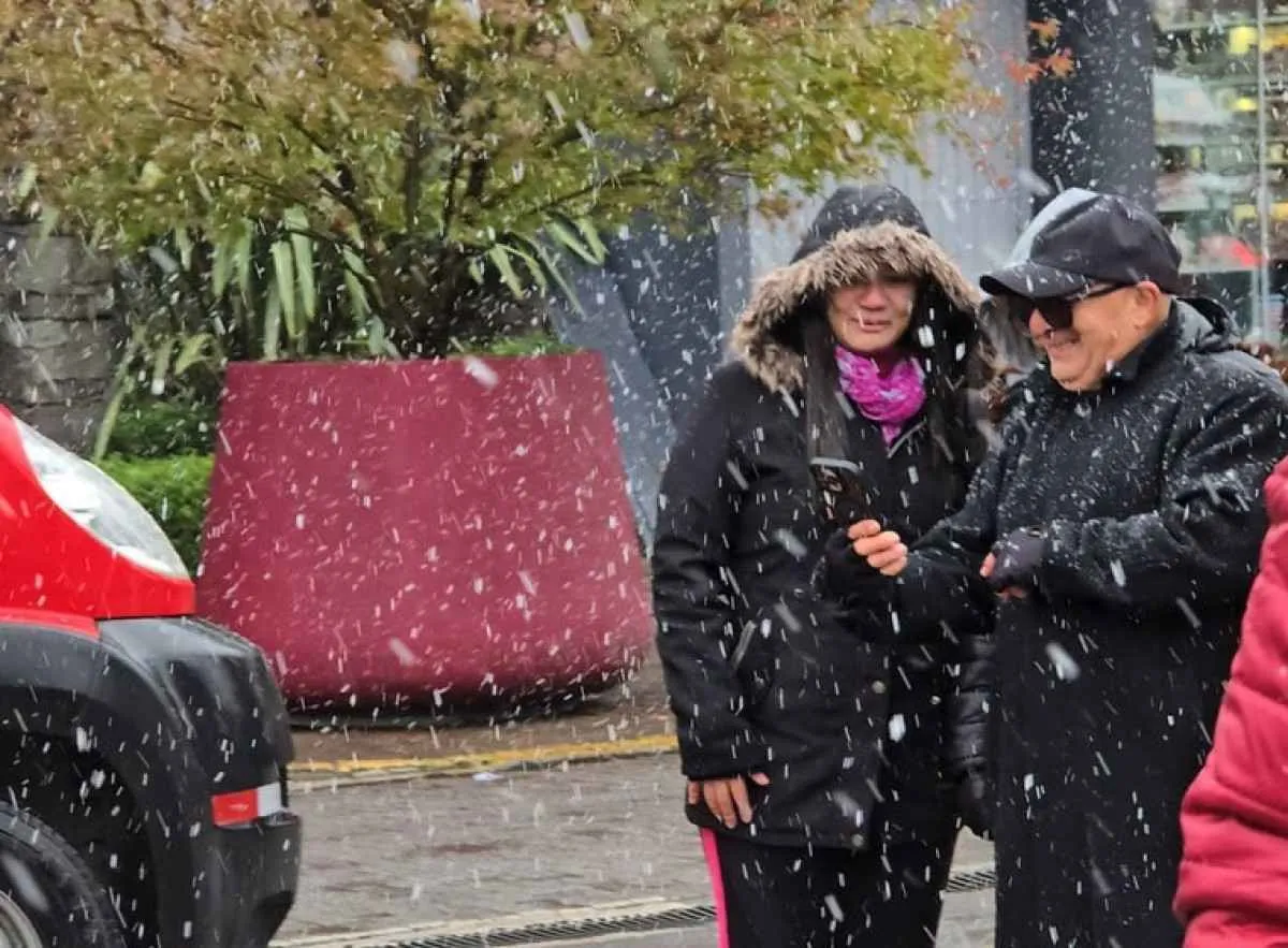 Primeira neve de 2025 é registrada no Brasil