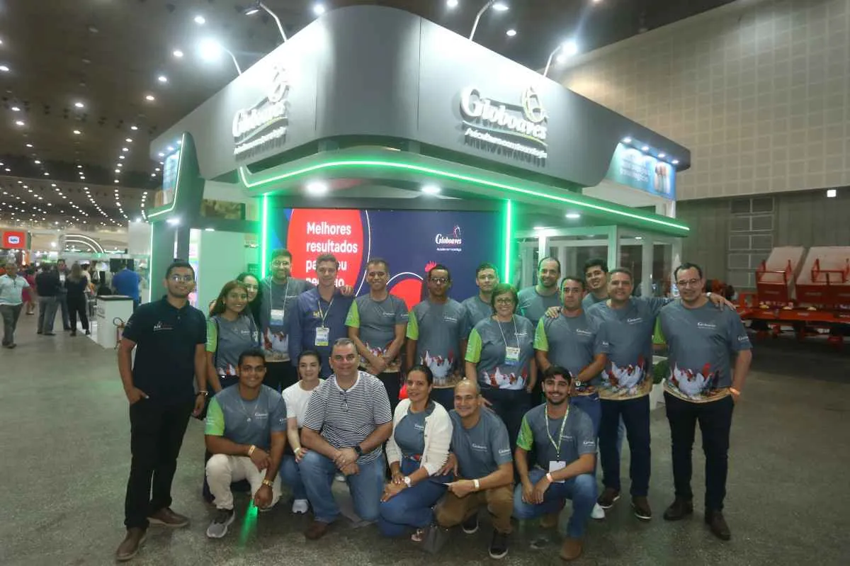 Empresa mostrou no evento seus produtos já fidelizados no mercado e as novas posturas comerciais de ovos azuis e verde
