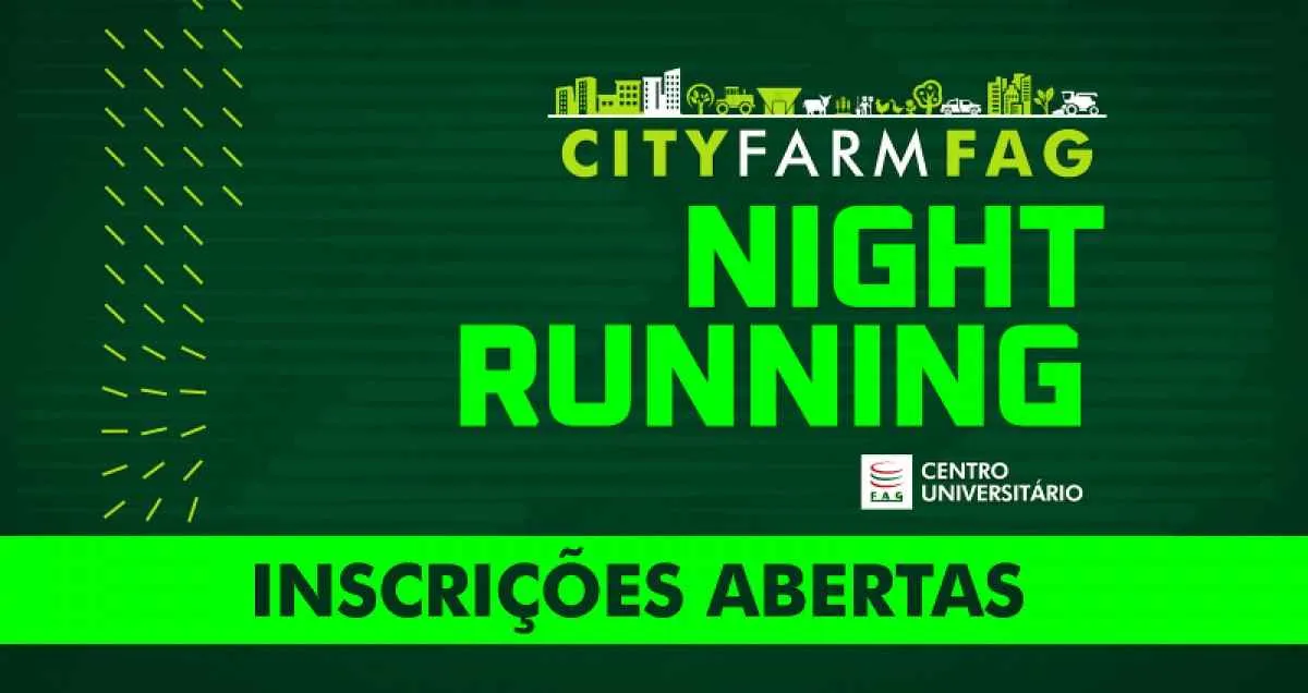 Night Running City Farm FAG com inscrições abertas para novembro