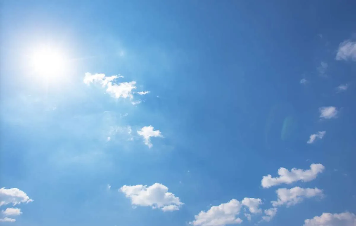 Previsão do tempo do fim de semana indica chuva e calor