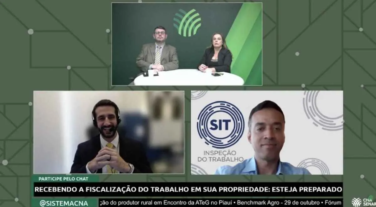 CNA orienta produtores sobre fiscalização do trabalho no campo