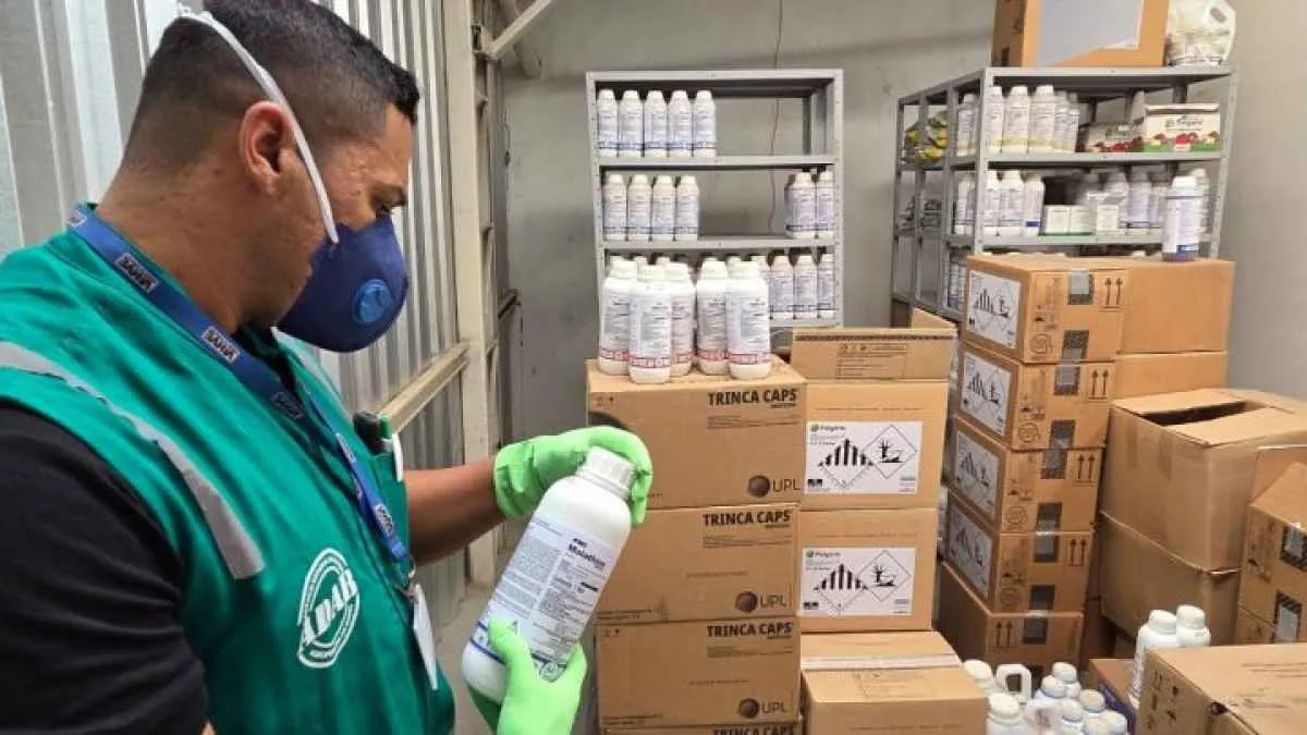 Fiscalização de agrotóxicos na Bahia resulta em cinco interdições