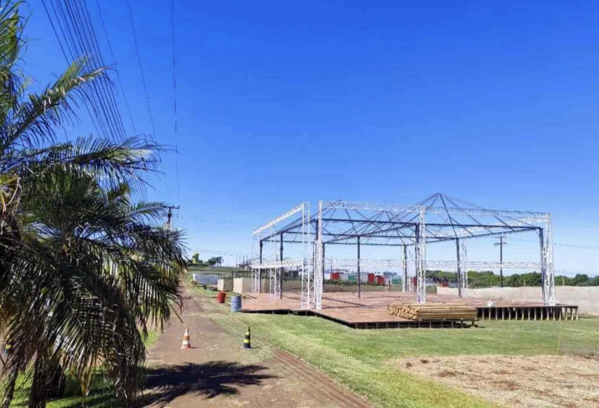 Show Rural autoriza montagem antecipada dos estandes para 2026