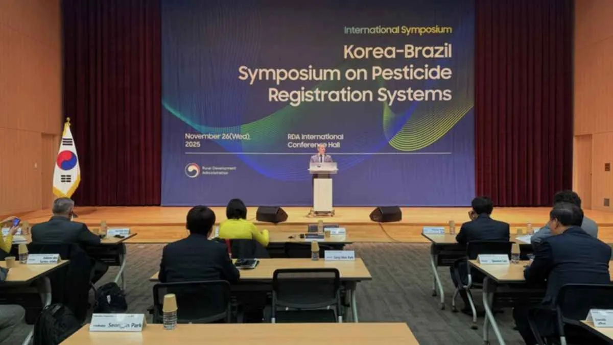 Brasil destaca avanços em agrotóxicos e bioinsumos em simpósio na Coreia do Sul