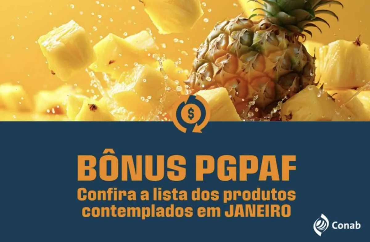 Lista atualizada do PGPAF define bônus para agricultores familiares