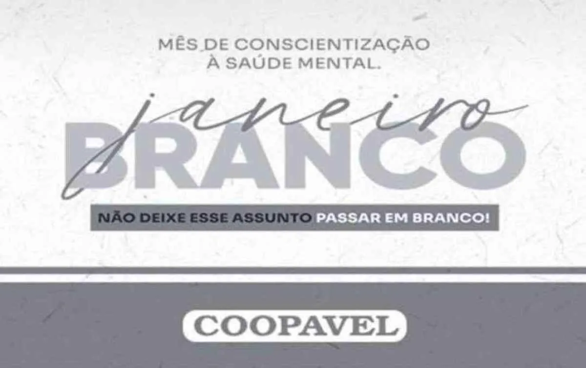 Coopavel adere ao Janeiro Branco com ações voltadas à saúde mental