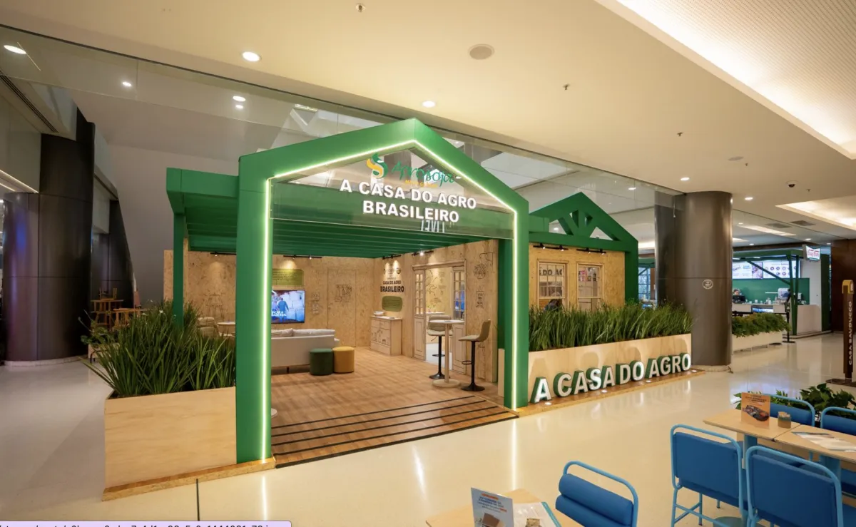 Casa do Agro Brasileiro aproxima o campo do público em shopping de São Paulo