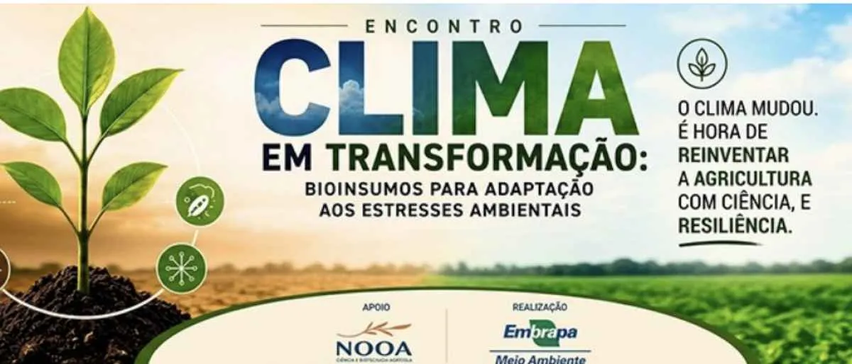 Embrapa debate uso de bioinsumos contra estresse climático