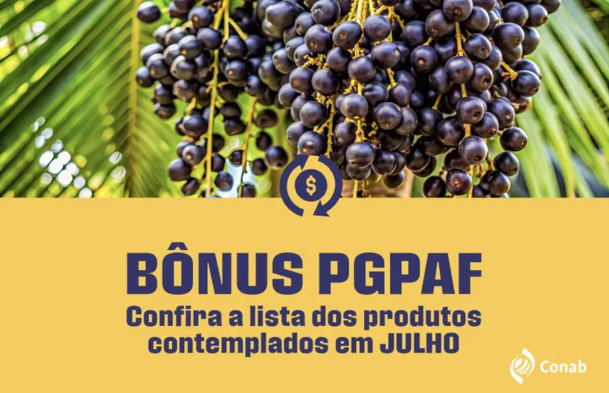 Governo publica nova lista de produtos com bônus do PGPAF para julho