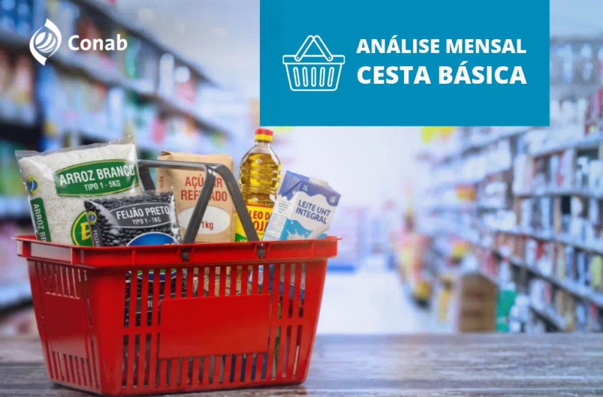 Cesta básica fica mais barata em quase todas as capitais em julho