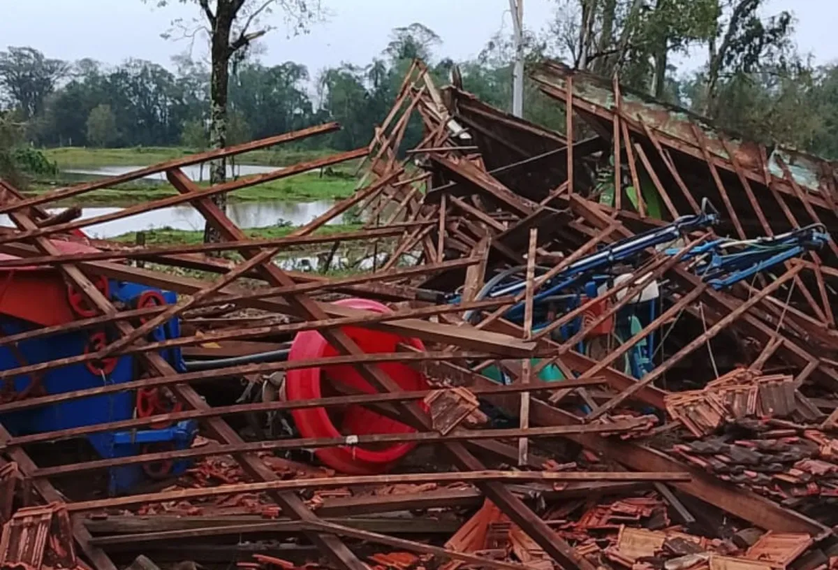 Sequência de temporais devasta estruturas e destrói rebanhos no RS