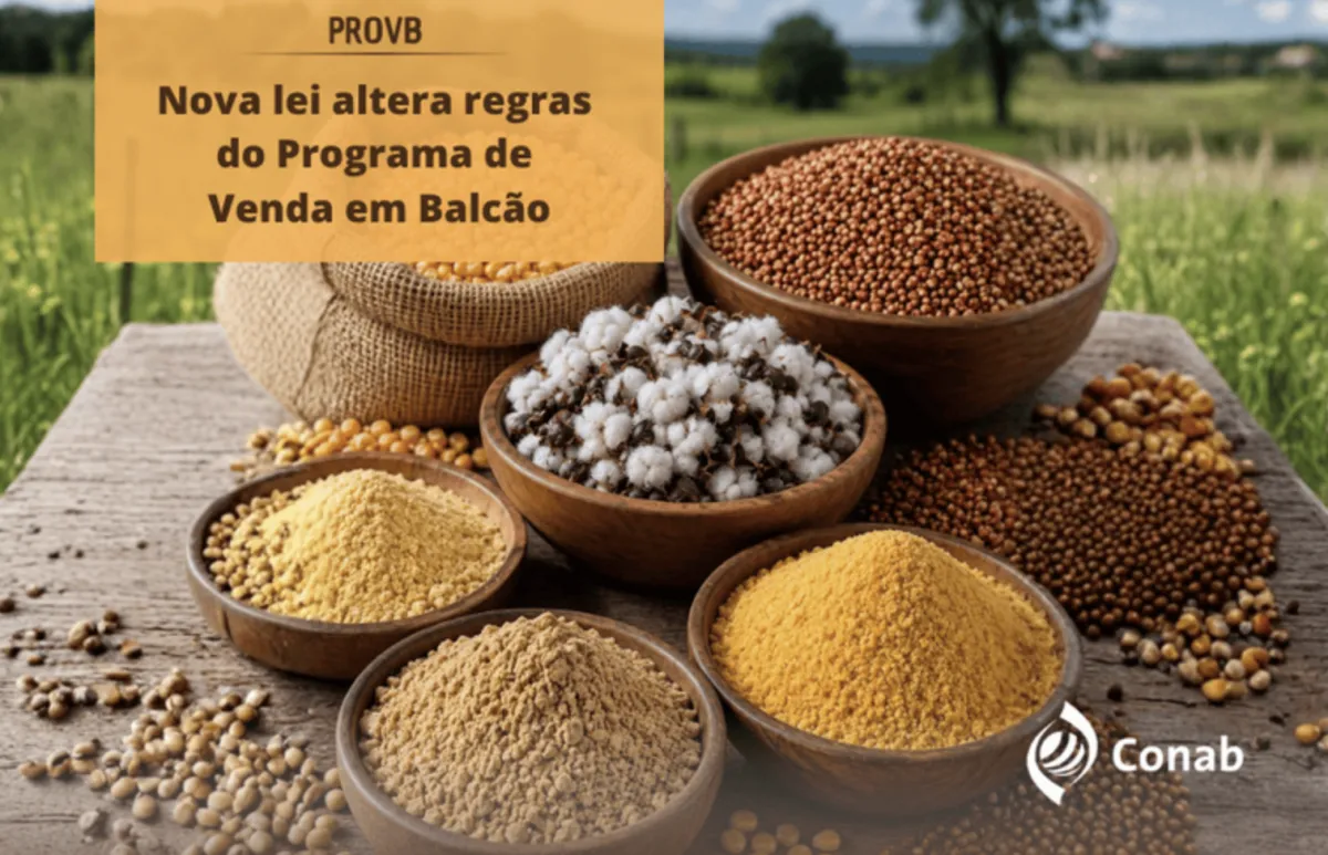 Nova lei amplia venda de insumos para ração animal pela Conab