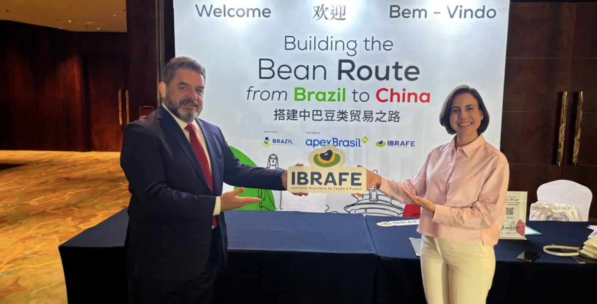 Ibrafe e ApexBrasil estreitam laços com importadores de feijão na China