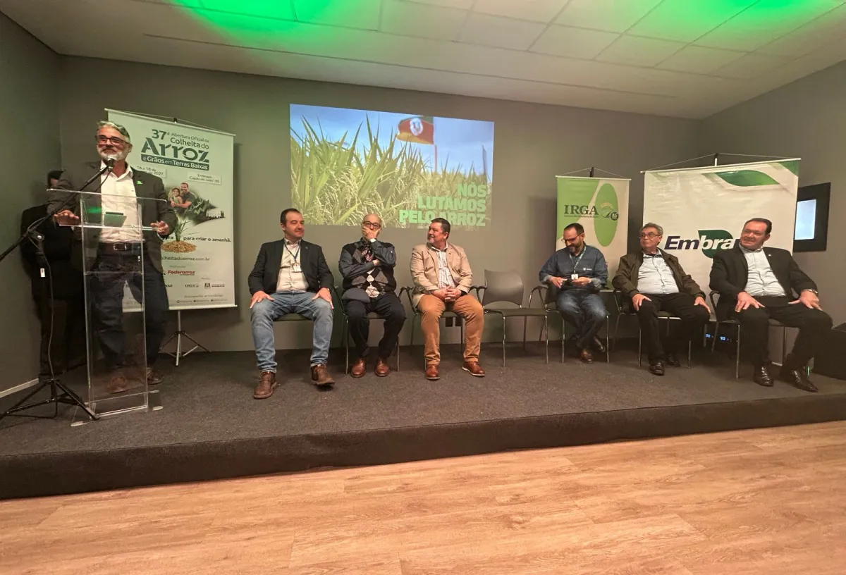 Federarroz lança 37ª Abertura da Colheita e prega cautela com estoques e juros