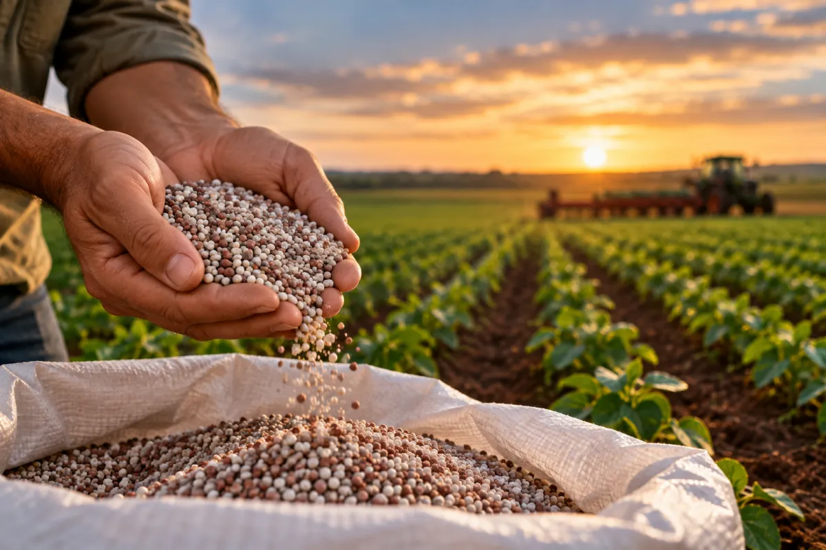 Fertilizante importado sobe 12,8% e eleva custos no campo