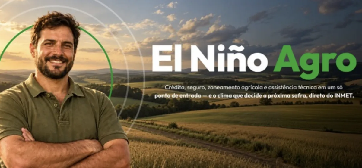 Mapa cria página e núcleo de risco contra o El Niño no agro